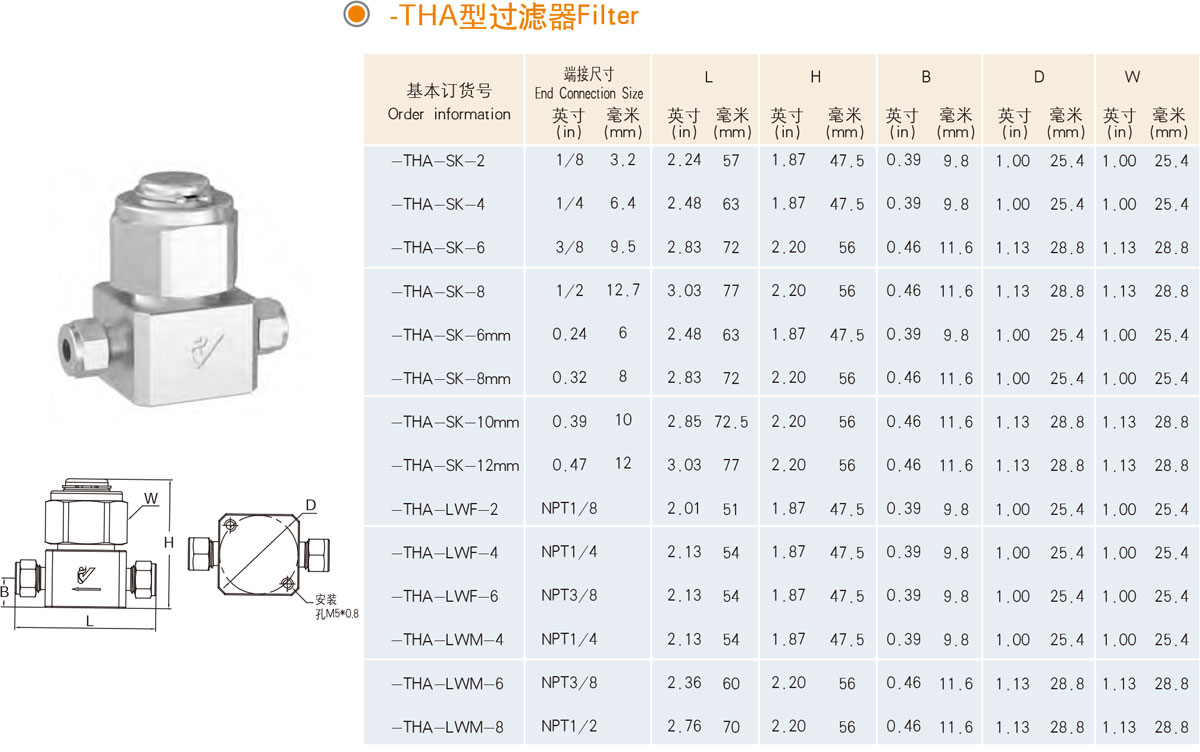 XYF-THA型過濾器